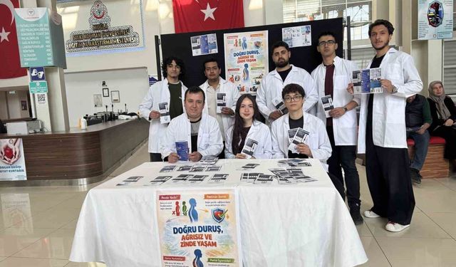 Geleceğin Hekimlerinden 'Doğru Duruş' Farkındalığı