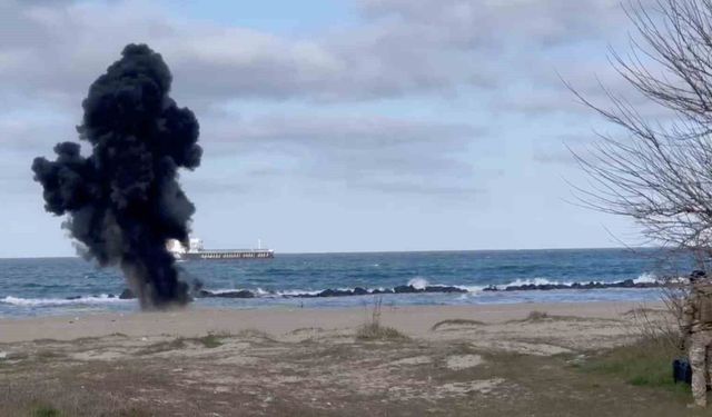 Halk Plajında Bulunan İHA, S.A.S. Timleri Tarafından Ortadan Kaldırıldı