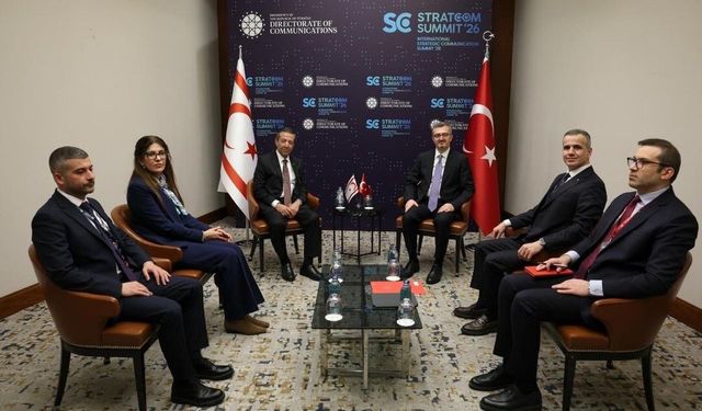 İletişim Başkanı Duran, KKTC Dışişleri Bakanı Ertuğruloğlu ile İstanbul'da Bir Araya Geldi