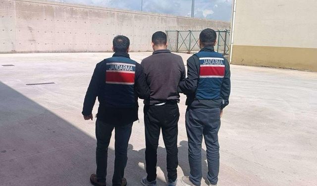 Jandarma, kasten yaralama suçlusu olan şahsı yakaladı