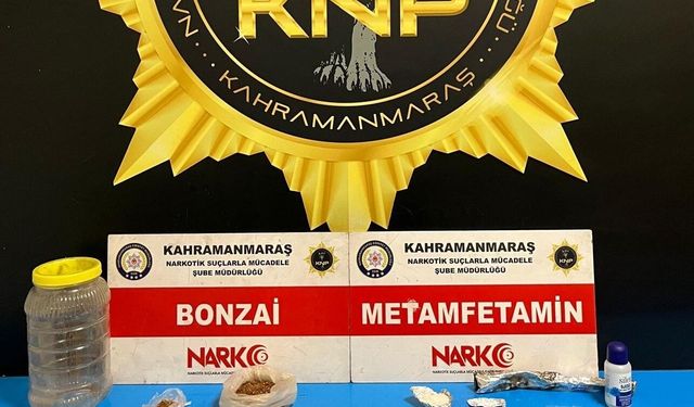 Kahramanmaraş'ta uyuşturucu baskını: 1 kişi gözaltına alındı