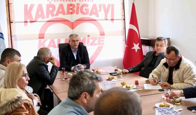 Karabiga'da 7 Yılda Gerçekleştirilen Hizmetler Üzerine Toplantı Yapıldı