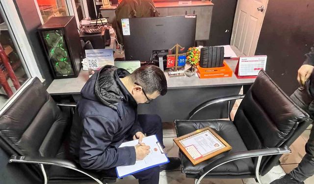 Küçük Sanayi Sitesi'ndeki 9 İşyerinin Ruhsatsız Olduğu Tespit Edildi