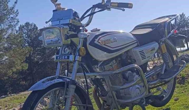 Park edilmiş motosiklet kayboldu