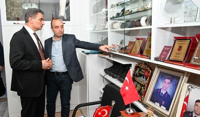 Şehit Ailesine Bayramda Ziyaret Gerçekleştirildi