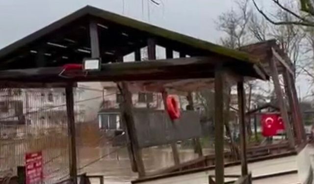 Şile'de yoğun yağışlar su baskınlarına yol açtı