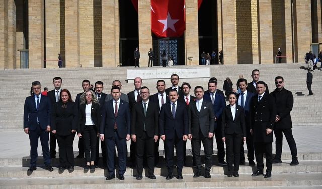 Tarihi Alan Başkanlığı Heyeti Anıtkabir'i Ziyaret Etti