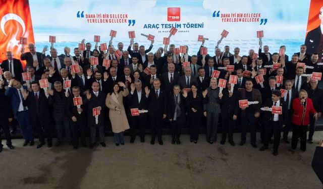 TBB, 88 Belediyeye 90 Yeni Hizmet Aracı Hibe Etti