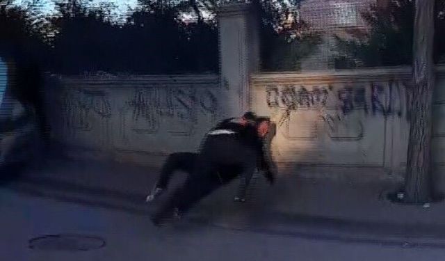 Trafik İhtilafında Yumruklar Havada Uçuştu