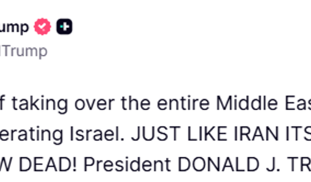 Trump: 'İran'ın planları ve kendisi artık sona erdi'