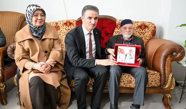 Vali Baruş'tan Gazilere Destek Ziyareti