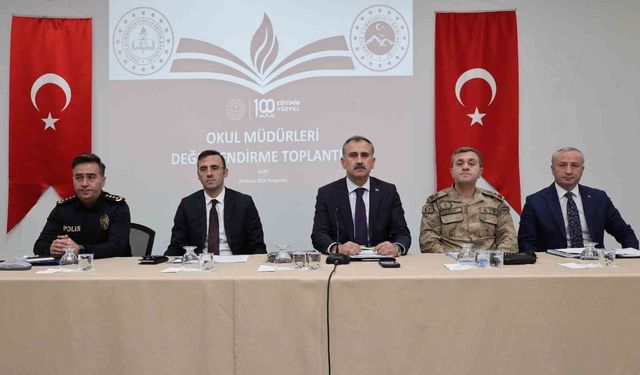 Ağrı'da öğrencilerin güvenliği için toplantı yapıldı