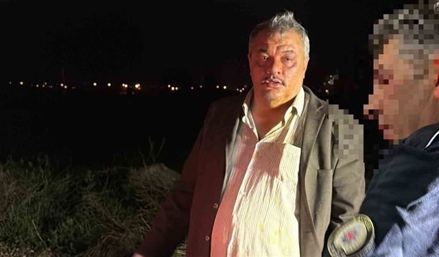 Alkollü sürücü, polisten kaçarken araçta yer seçmeye çalıştı