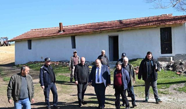 Başkan Hamamcı Dutluca Mahallesi'nde önemli incelemelerde bulundu