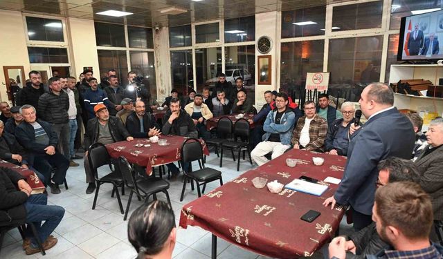 Başkan Hamamcı mahalle buluşmalarına devam ediyor