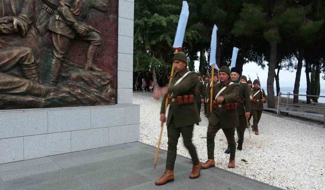 Çanakkale Kara Savaşları'nın 111. yılına hazırlık provası yapıldı