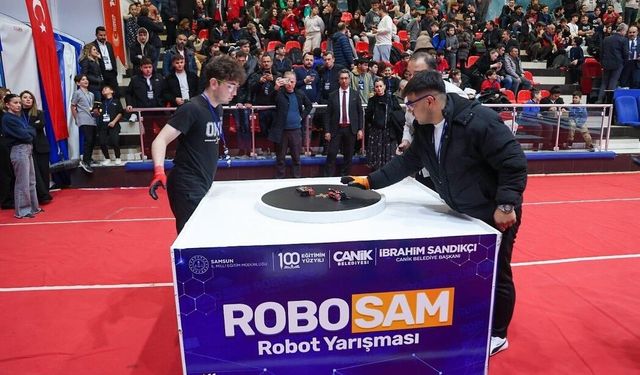 Canik'te robot yarışması heyecanı başlıyor