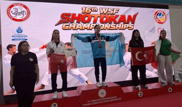 Diyarbakırlı genç sporcu, dünya ikinciliği elde etti