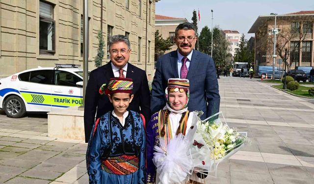 İçişleri Bakan Yardımcısı Çelik, Vali Yılmaz ile bir araya geldi