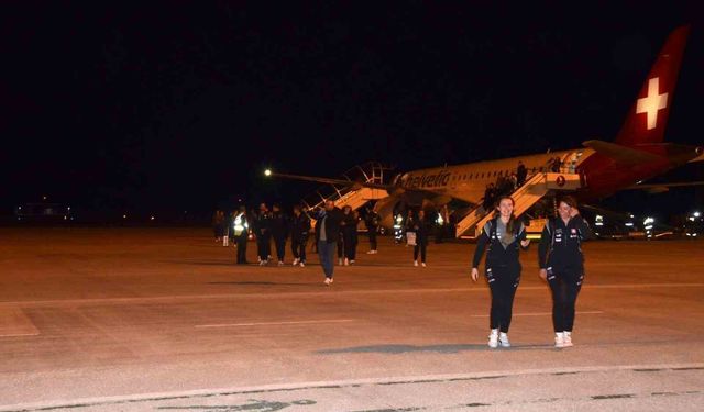 İsviçre Kadın Milli Takımı Sinop'a Geldi
