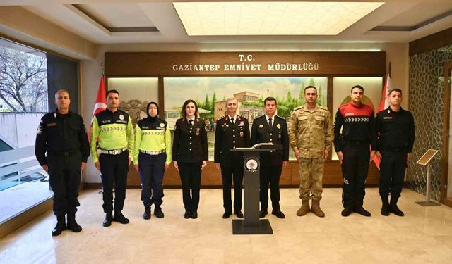 Jandarmadan emniyet müdürlüğüne önemli ziyaret