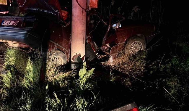 Kütahya'da trajik kaza: Sürücü yaşamını yitirdi