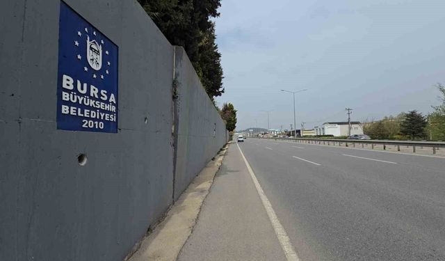 Mudanya-Bursa yolunda yıkılma riski