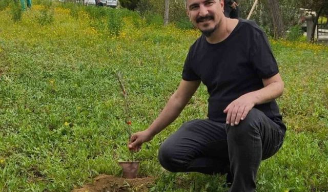 Mut Devlet Hastanesi bahçesinde 150 yeni fidan dikimi yapıldı