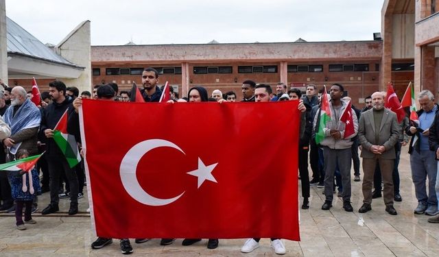 OMÜ'de Filistin için dayanışma etkinliği