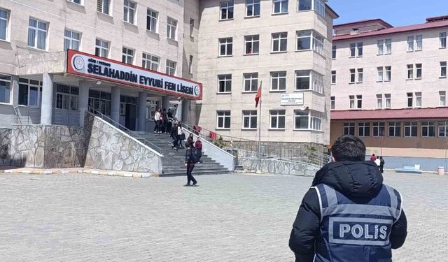 Patnos'ta okullarda güvenlik önlemleri artırıldı