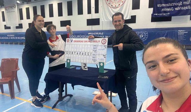 Pazarlar Spor Lisesi Floor Curling'de Türkiye 4.'sü oldu