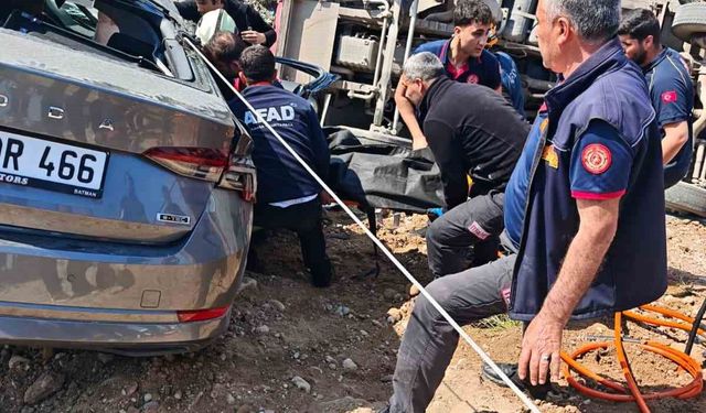 Batman-Diyarbakır karayolunda kaza: 1 ölü, 2 yaralı
