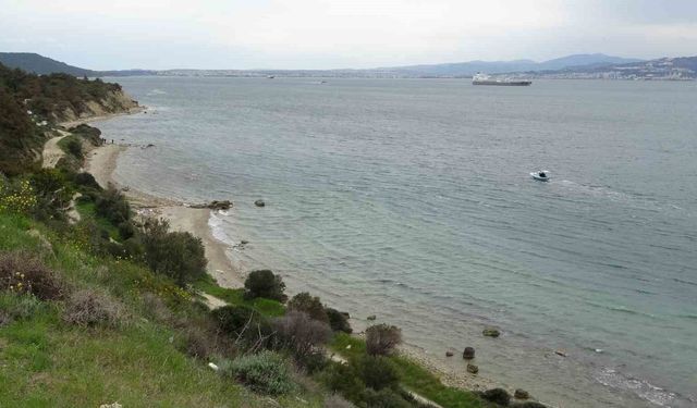 Baykuş iskelesi ve cephe hattı drone ile görüntülendi