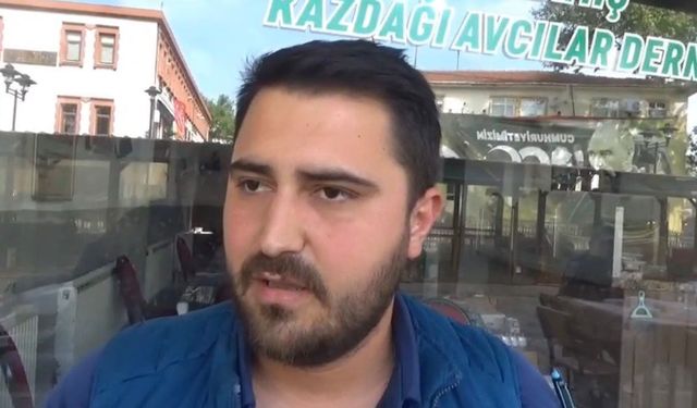 Bayramiç'te yavru karaca görüntülendi