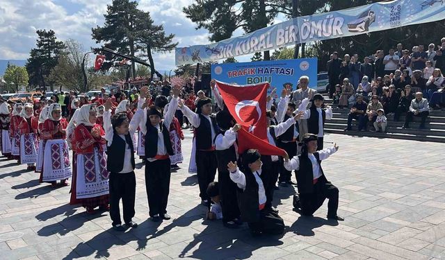Bolu'da Trafik Haftası çeşitli etkinliklerle kutlandı