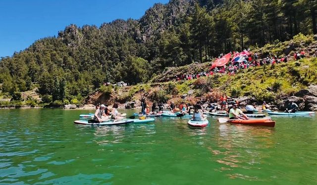 Doğa ve Su Sporları ile dolu bir 19 Mayıs Burdur'da