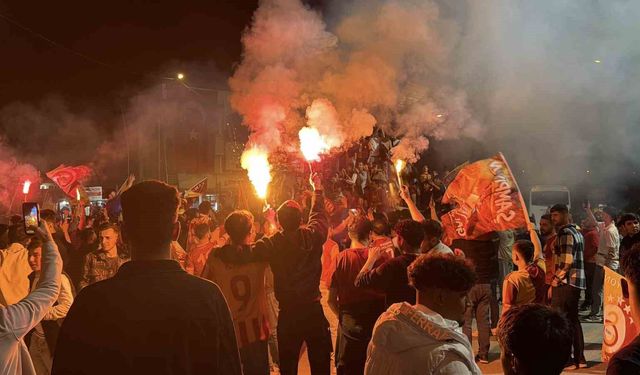 Galatasaray'ın zaferi Adıyaman'da coşkuyla karşılandı