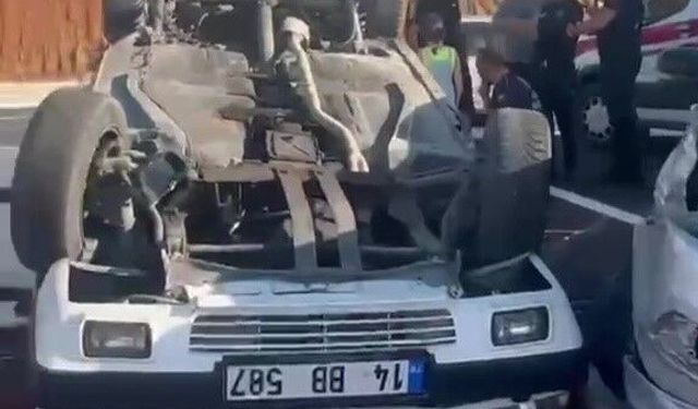 Hastane kavşağında trafik kazası: 5 kişi yaralı