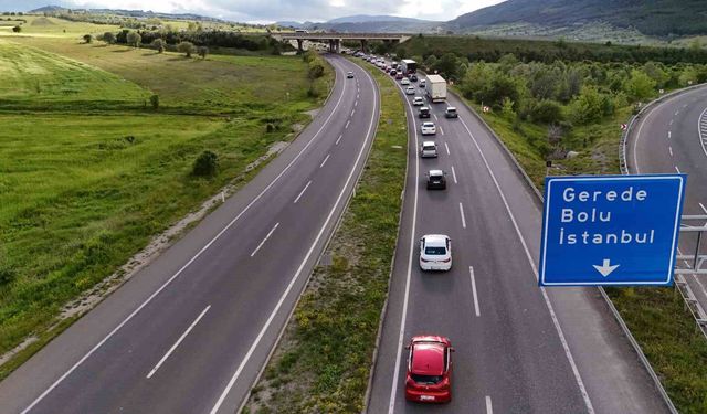 Kemikli Rampaları'nda bayram dönüş trafiği yoğunlaştı