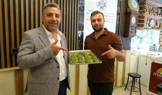Kilis'te üretilen tatlı 'atom gerebiç'e yoğun ilgi