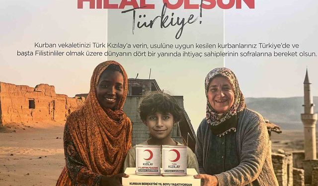 Kızılay, 30 ülkede kurban yardımlarını sürdürecek