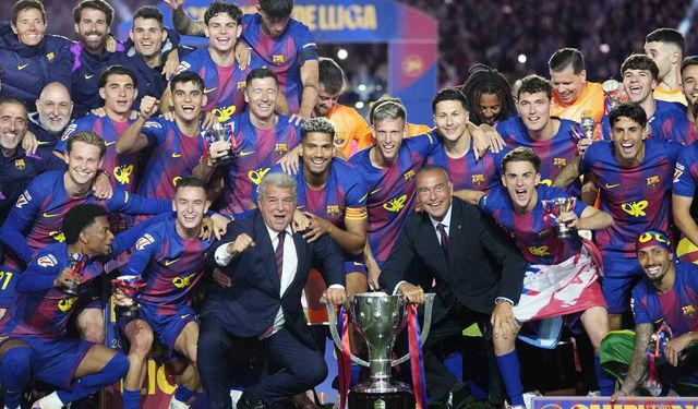 La Liga'da şampiyonluğu Barcelona kazandı