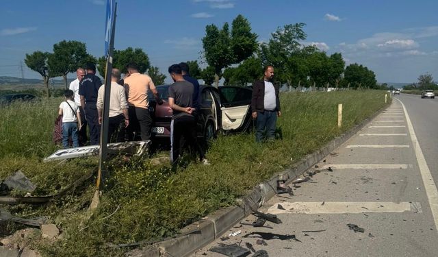 Osmaneli Belediye Başkanı kaza geçirdi