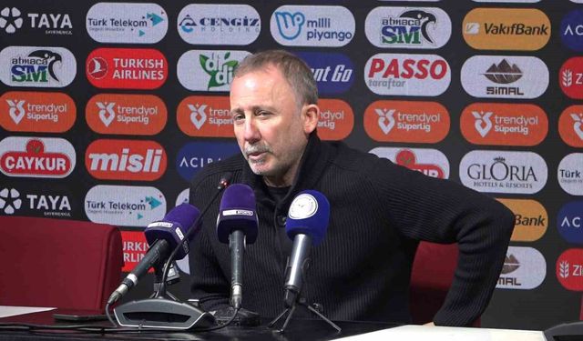 Sergen Yalçın: 'Son iki maçta her şey başımıza geldi'