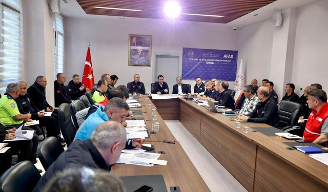 Tokat'ta sel tehlikesi: Alınan önlemler değerlendirildi