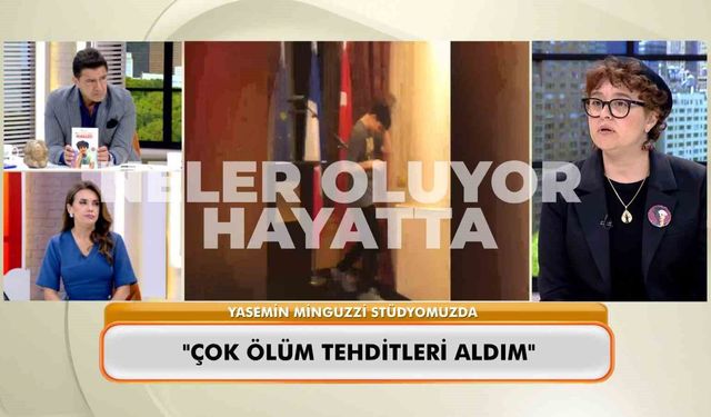 Yasemin Minguzzi, 'Neler Oluyor Hayatta' programında duygusal anlar yaşadı