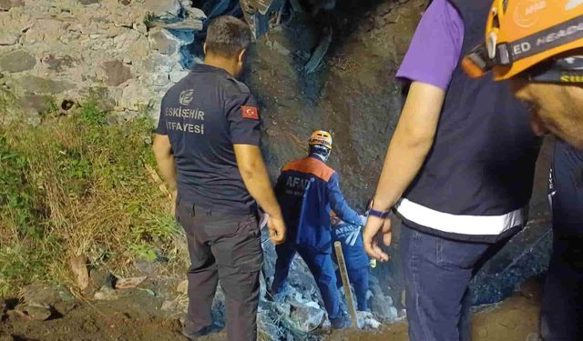 Eskişehir’de define kazısı mezarı oldu