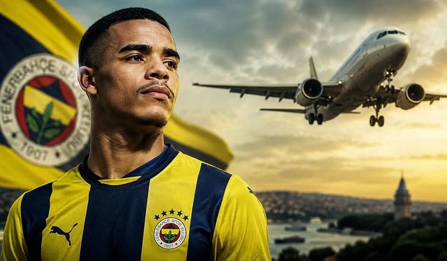Mason Greenwood İstanbul’da! Fenerbahçe taraftarından havalimanında görkemli karşılama