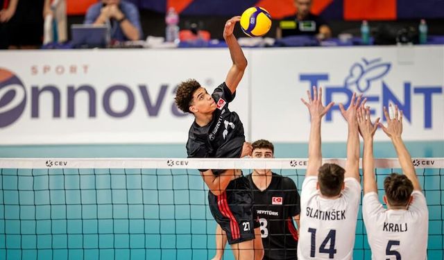U18 Erkek Milli Voleybol Takımı Slovenya’ya mağlup oldu! Sıradaki rakip Sırbistan