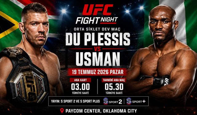 UFC’de dev kapışma! Du Plessis-Kamaru Usman maçı saat kaçta, hangi kanalda?